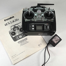 Transmissor de controle remoto vintage FUTABA T6EX 2.4GHz FASST 6CH manual e carregador originais comprar usado  Enviando para Brazil