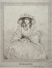 Marianne gravure harris d'occasion  Pluvigner