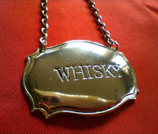 Vintage decanter label for sale  UK
