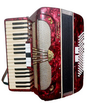 Acordeão de piano alemão 3/4 Tenora super cromático 80 baixo registro 5/2 comprar usado  Enviando para Brazil