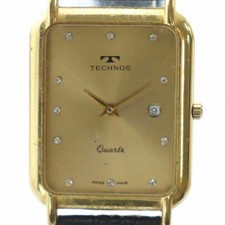 Relógio Technos TECHNOS com calendário, logotipo, detalhes em pedra, face quadrada, couro, usado comprar usado Relógio Technos TECHNOS com calendário, logotipo, detalhes em pedra, face quadrada, couro, usado comprar usado  Enviando para Brazil