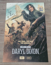 SDCC 2025 THE WALKING DEAD DARYL DIXON 11 X 17 PÔSTER / IMPRESSÃO *ELENCO ASSINADO!!* comprar usado  Enviando para Brazil