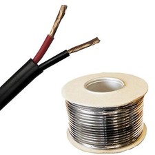 FIO DE CABO AUTOMÁTICO AUTOMOTIVO 12V 24V ENCALHADO 2 NÚCLEOS PAREDE FINA DUPLA VERMELHO/PRETO comprar usado  Enviando para Brazil