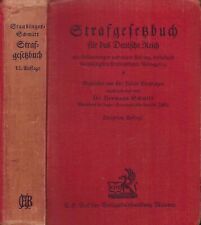 Strafgesetzbuch deutsche reich gebraucht kaufen  Bad Brückenau
