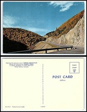 Cartão postal do Canadá - Nova Escócia, Cabo Breton, Cabot Trail North Mountain "2" H28 comprar usado  Enviando para Brazil
