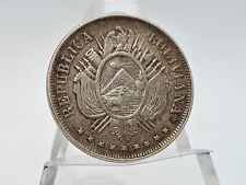 1872 PTS F.E. Bolivia Un Boliviano **MEJOR CALIDAD**, usado segunda mano  Embacar hacia Argentina