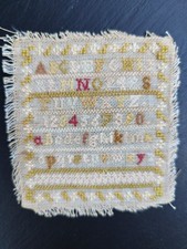 Antique miniature sampler for sale  DEVIZES