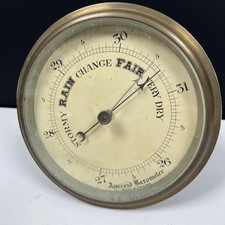 Antique brass aneroid for sale  CHRISTCHURCH