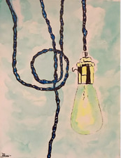 Seasoned art lightbulb for sale  Astoria