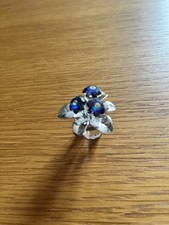 Swarovski blue flowers for sale  LEIGHTON BUZZARD