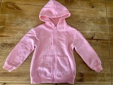 Girls pink hoodie. for sale  NORWICH