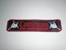 Usado, REMENDO BORDADO DE METAL CANDLEMASS DOOM comprar usado  Enviando para Brazil