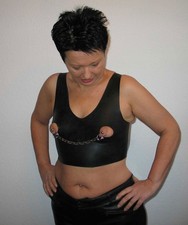 Gebraucht, Latex damen shirt gebraucht kaufen  Leipzig