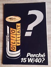 Brochure depliant olio usato  Torino