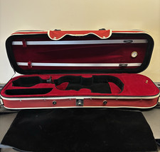 Violin case red for sale  Shortsville