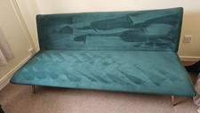 Habitat turquoise velvet for sale  SOLIHULL
