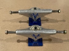 Caminhões de skate Venture vintage feitos nos EUA Hi-(53,5 MM) 5,0" base azul. comprar usado  Enviando para Brazil