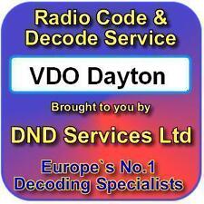 Vdo dayton radio for sale  PAIGNTON