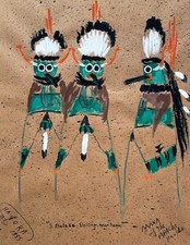 Apache dolls gouache d'occasion  Expédié en Belgium