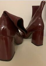 Topshop burgundy patent for sale  MERTHYR TYDFIL
