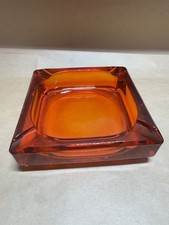Cinzeiro Vintage Viking Laranja Cádmio MCM Meio Século Moderno comprar usado  Enviando para Brazil