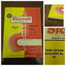 Starrett tools catalogue for sale  DROITWICH