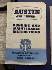 Austin a30 maintenance for sale  RUGBY