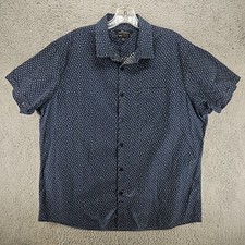 Camisa masculina slim fit luxo estampa floral manga curta azul Marc Anthony tamanho XXL comprar usado  Enviando para Brazil