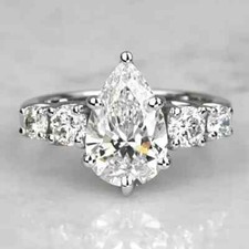 10x8mm pear vvs1 for sale  Edison