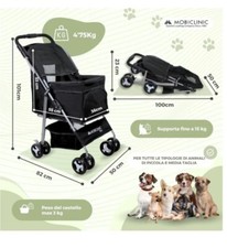 Passegino cani nero usato  Italia
