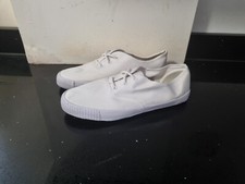 White lace plimsolls for sale  LONDON