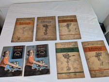 Lote de 5 e 2 catálogos de peças de reparo de motores de popa Johnson da década de 1930 cavalo marinho broch comprar usado  Enviando para Brazil