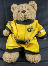 Macacão de corrida antigo Build-A-Bear urso de pelúcia encaracolado patas acolchoadas pretas aposentado 500 comprar usado  Enviando para Brazil