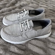 TÊNIS DE BARCO SKECHERS ON THE GO FLEX ASHORE EM EXCELENTE ESTADO USADO Feminino 7 Cinza SN 136453W, usado comprar usado  Enviando para Brazil