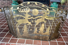 Fireplace screen bronze for sale  Saint Louis
