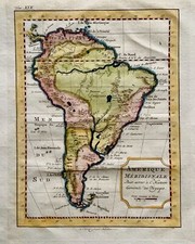 1774 Bellin; Krevelt - América Meridional - Mapa De Sudamérica comprar usado  Enviando para Brazil