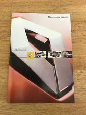 Renault service book d'occasion  Expédié en Belgium