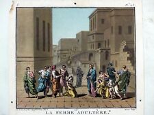 Gravure couleur aquatinte d'occasion  Saugues