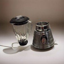 Jarro de vidro vintage Osterizer modelo 564A 600w cromado colmeia comprar usado  Enviando para Brazil