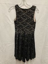 Vestido Negro Transparente Estampado Floral Largo Mediano Talla Pequeña Niñas Más Jóvenes-15 OBO segunda mano  Embacar hacia Argentina