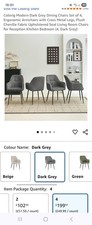 Grey tub dining for sale  BROMSGROVE