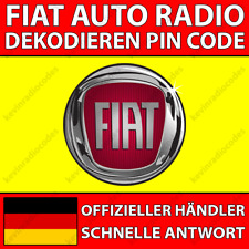 Usado, ✅FIAT RADIO DEKODIEREN PIN CODE 500 DOBLO DUCATO PANDA PUNTO SCUDO TALENTO TIPO✅ comprar usado  Enviando para Brazil