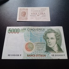 Vecchie banconote lira usato  Riolo Terme