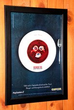 Resident Evil Outbreak Capcom PlayStation 2 pôster promocional pequeno/página de anúncio emoldurada comprar usado  Enviando para Brazil