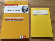 Emilia galotti lektürehlfe gebraucht kaufen  Boll