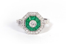Bague émeraudes diamants d'occasion  Paris IV