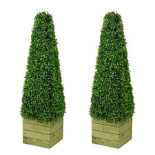 Set artificial topiary for sale  DUKINFIELD