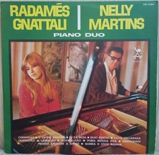 RADAMES GNATTALI & NELLY MARTINS LP PIANO DUO 60's BOSSA JAZZ BRAZIL VG GAROTO comprar usado  Brasil 