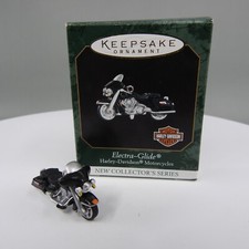 Usado, Ornamento em miniatura Hallmark Electra Glide Harley Davidson motocicleta 1999 primeiro comprar usado Usado, Ornamento em miniatura Hallmark Electra Glide Harley Davidson motocicleta 1999 primeiro comprar usado  Enviando para Brazil