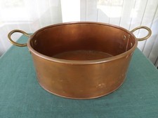 Vintage oval copper for sale  UK